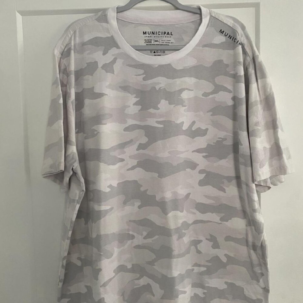 MUNICIPAL Men’s Sport Utility Gear Camo T-Shirt – Size 3XL